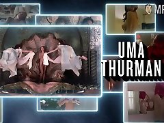 bella signora uma thurman sicuramente ama fare alcuni letto scene