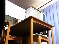 Japanese angel humps table to quiet big O self-discharged