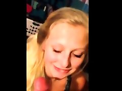 Cute Blonde Makes BF Cum Too Soon