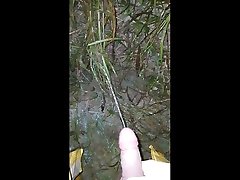 outdoor fun in rubber gloves and boots