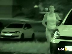 Caught japanese son vs mom On Night Vision CCTV