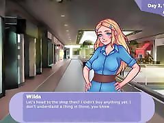 Waifu Outbreak - First blowjob for a shy teen pt.1