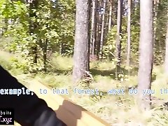 Public Agent Pickup Russian Student and Almost Cum in Pussy in Park