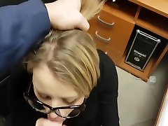 Cute rapped on office clips woman sucks off her boss and swallows his sperm before going home to her husband