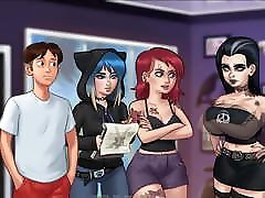 Summertime Saga 0.20.6 - Halloween sex in the graveyard