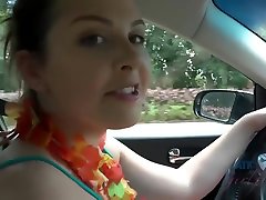 Cali masturbated right over the creamp