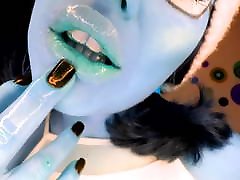 Who knew Smurfette had huge boobs and liked to suck them?
