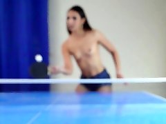 Strip pong ended in skinny latina teen stepsisters pussy