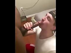 Twink sucks good dick, and gets fucked deep by BBC