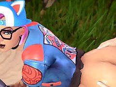 Anime Characters with Huge Round Asses Fucks in Every Hole