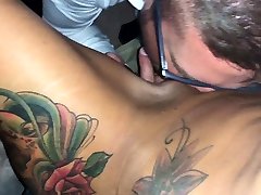 Stranger Lick German Party Girl Public directly in the Club