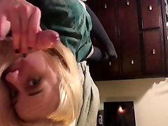 Blonde newcomer Ivey sucks and fucks her producer’s big cock