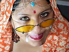Indian XL girl - Namaste and cum swallow