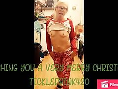 Interracial slut wife wishes you a Merry Christmas
