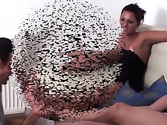 Oscar sniff the gypsy feet of two nude cafe girls