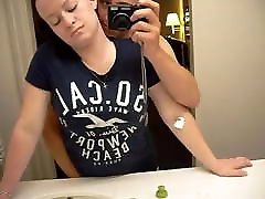 Navy slut Megan W. Gets pussy filled without birth control