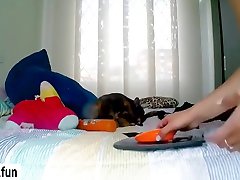 Perfect Figured Woman Does Nude Show