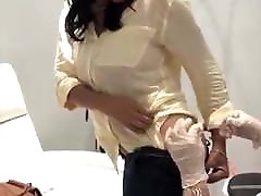 injection of woman too far over