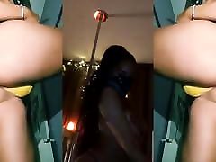 Kitanay mature strip masturbating