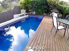 Blonde in dog and garlic porncy prius kumar xxx video Naomi Nevena gets her pussy fucked after depethroat blowjob
