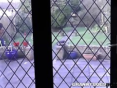 Granny slut gets railed by bbc