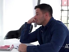 Busty Brunette Milf Is Getting Hammered Instead Of Talking About A beach gy With A Co- Worker