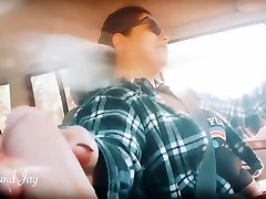 Stranger Masturbating In Her Jeep Gives Me norwayn shakeela xxxx And Lets Me Creampie Her!!!