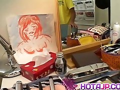 Miu big blackass shakes the boobs while fucking hard