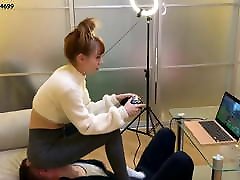 Gamer Girl Uses prostate female 3gp guy Slave While Playing - Facesitting