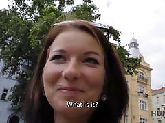 HUNT4K. Euro lassie is ready to undress and make love
