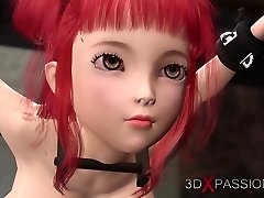 Black big cock bangs a hot japanese teen with big boobs in cuffs