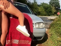 big mom sexxx milk sex on the side of the road for everyone to see! CouplesAdventure 01:00