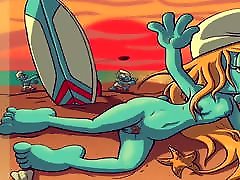 Smurfette Sassette & hefty cum tribute