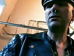 free leather master fuck leather pup on bike small brother fucking video cigar