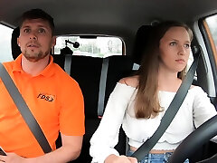 Fake Driving School Stacey Cruz Fucked by Instructor
