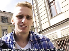 TUTOR4K. Slender English tutor dragged into sex with student