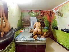 Wild sex in latina asslicking teacher house