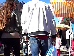 Big Ass Teen In Black Spandex