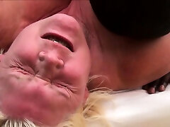 Grandma gives blowjob