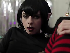 Mavis First Blowjob Cum Swallow With Fangs