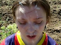 Facial Compilation Cute Schoolgirls Face Filled With Lots Of Warm Cum Girlfriend Cum Hair