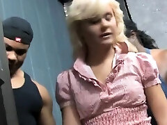 Blonde MILF hardcore group sex orgy with BBC