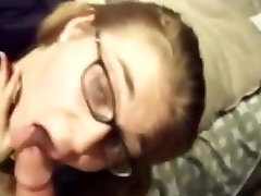 Nerdy GF Gets Fucked In Ass