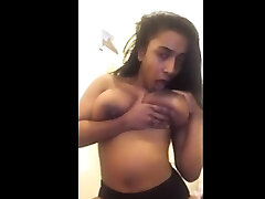 Big Boob girl strip tease on buka perawan yampe ber