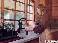 Athena bubbly brunette And Chanel Camryn In Mrs Andersons Special Day Don