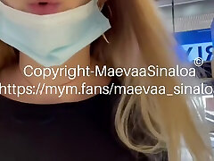 Maevaa Sinaloa - Manhunt At Paris Orly Airport A Stranger Fucks Me In The Toilet