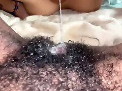 Petite wifes panties dripping cum Eats Stud Fat Hairy Pussy & Dirty Talk Watch Squirt Finish Link In Bio