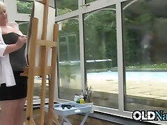 OLDNANNY Lesbian Artis Lacey Starr Got New Lover Tomoko