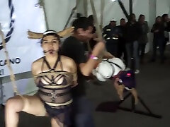 Two Girls In Bondage Exhibition