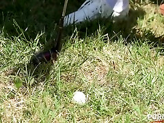 swinger de costa rica In Air While Playing Golf. Brutal Fucking And Crying While Taking Big Dick Into Her Pussy
